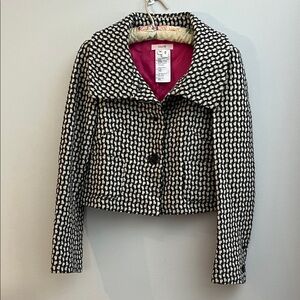 Laurèl cropped Textured Jacket, size 34